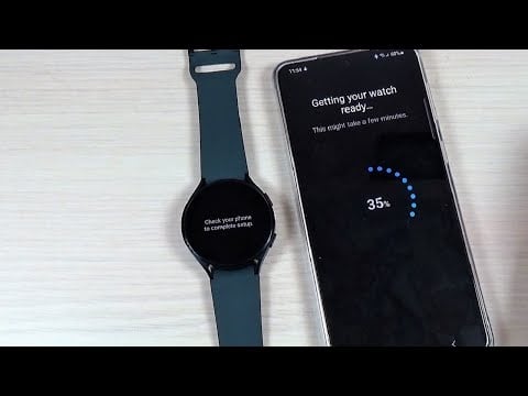 How to Pair (Connect) Samsung Galaxy Watch 4 with a Phone