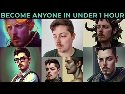 Create Art From Your Face With AI For Free | Dreambooth Tutorial | Stable Diffusion Guide
