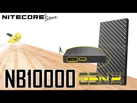 Nitecore NB10000 GEN 2 USB/USB-C Dual Port 10000mAh Power Bank
