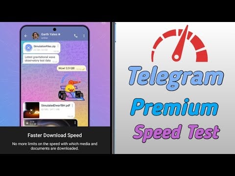 Telegram Premium Speed Test | Telegram Premium vs Telegram