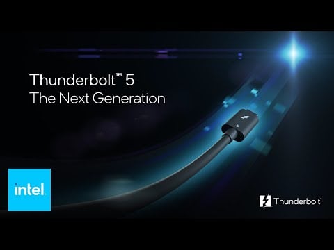Sneak Peek: First Intel Thunderbolt 5 prototype laptop and dock demo