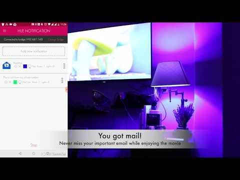 Hue Notification - Blink your Philips Hue when you receive a phone call or an email