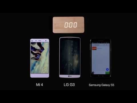 MIUI 7 Battery Life Comparison: Mi 4 vs LG G3 vs Samsung Galaxy S5