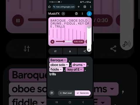 I used Google MusicFX and this happened. Baroque Composer, R&B, Lyrics...oh my!