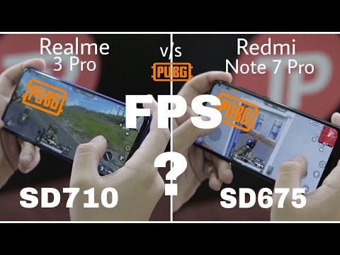 Realme 3 Pro vs Redmi Note 7 Pro PUBG Test! Snapdragon 710 vs 675