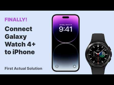 FINALLY! How to Connect Galaxy Watch 4 with iPhone using Merge App | 2023