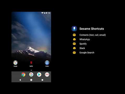 Sesame Shortcuts power up your Android