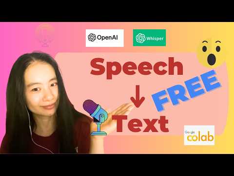 How to Convert Speech to Text for FREE Using Whisper AI & Google Colab (Step-by-Step Tutorial)