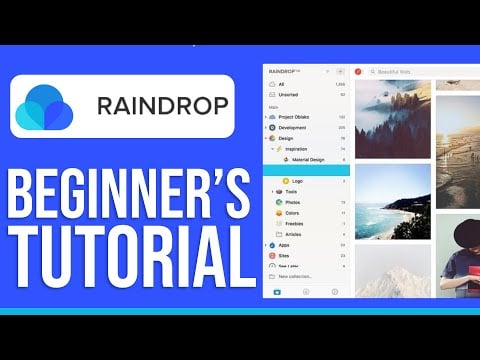 Bookmark Manager Tutorial | Raindrop.io For Beginners 2025
