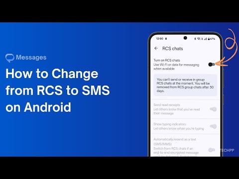 How to Switch from RCS to SMS on Android Phones [2025]
