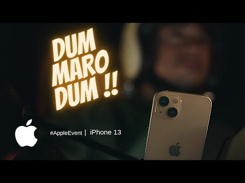 Apple iPhone 13 Official Ad. | Dum Maro Dum - 1971 - RD Burman | Apple Music |  #AppleEvent