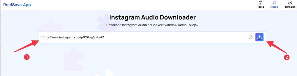 reelsave app download instagram audio 1