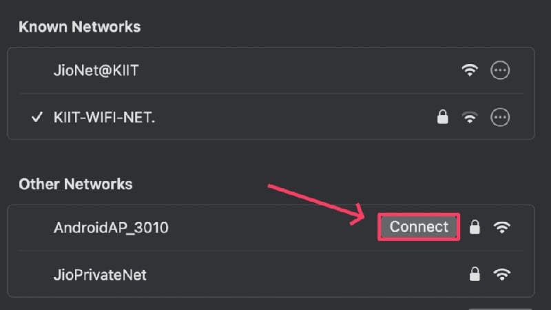 connect wi-fi
