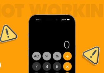 fix calculator app not working on iPhone