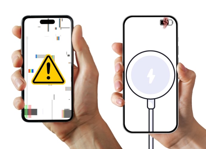 Position your iPhone on charge