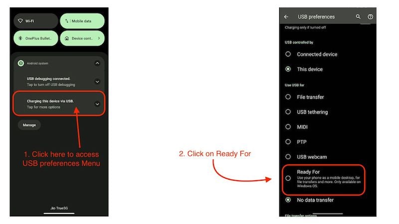 How to Use Motorola Ready For with PC [Guide] - TechPP