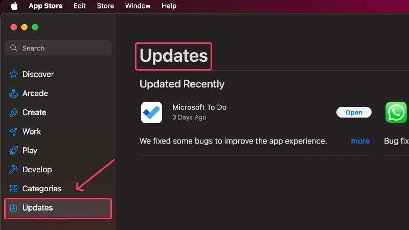 app store updates update apps from app store