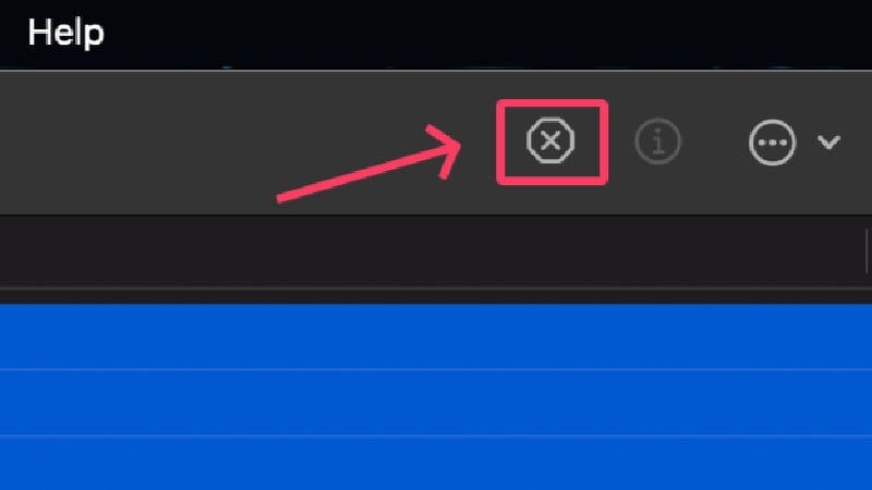 cross icon to quit apps click on the cross icon to quit the aps