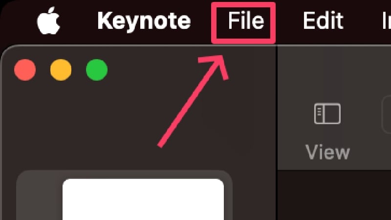 File icon in status bar