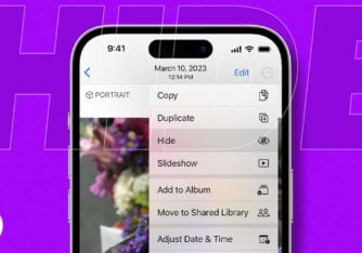 hide photos and videos on iPhone and android