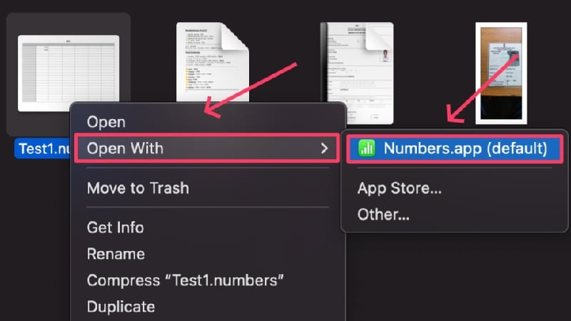 Open with Numbers