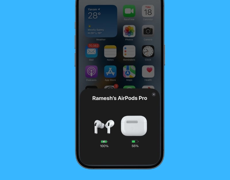 airpods battery percentage on iphone airpods battery percentage on iphone