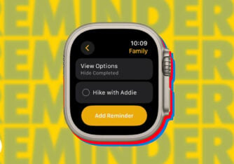 apple watch reminders