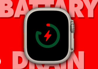 Apple watch battery drain