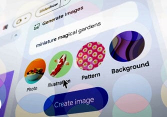 generate AI images on Google Slides using Duet AI