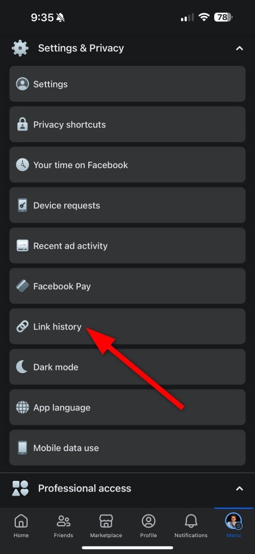 How to View Your Facebook Link History or Disable It TechPP