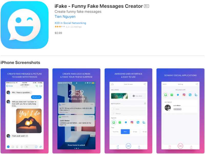 iFake for iPhones