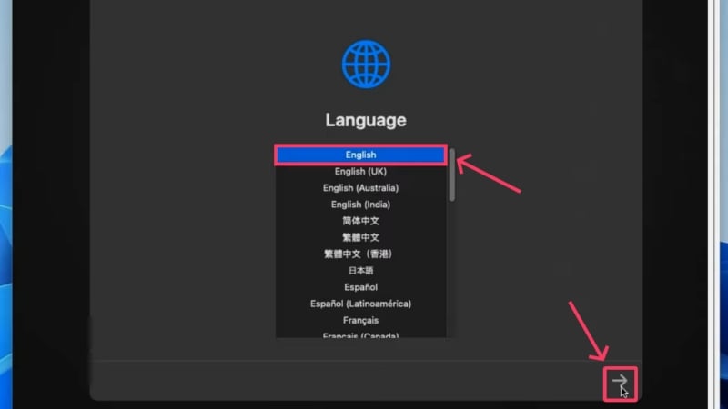 select language select language of choice