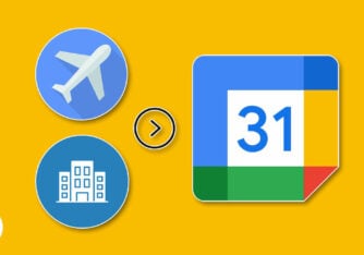 Add flight and hotel booking on Google calendar