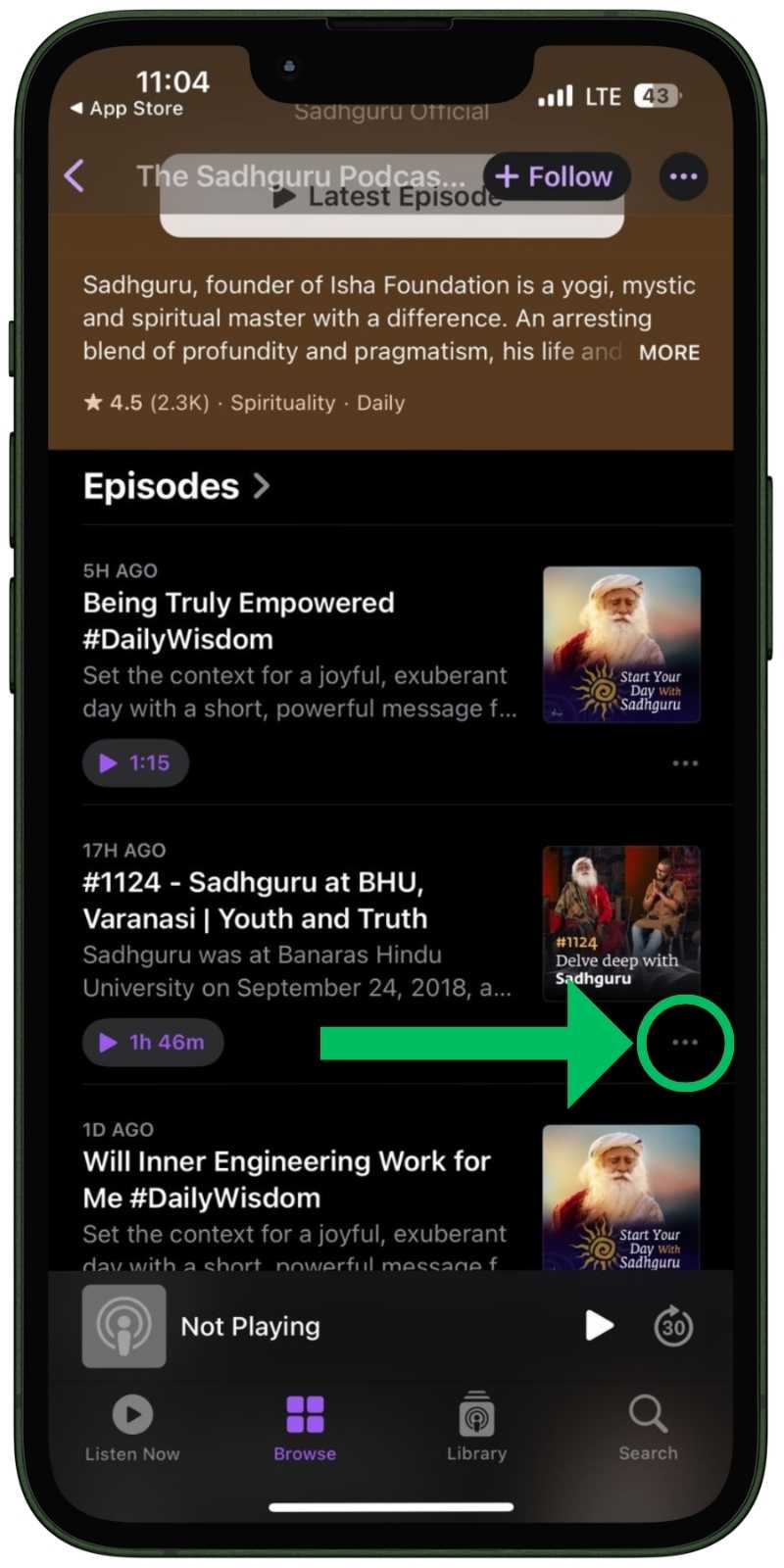 How to Download Podcasts on Apple Podcasts 2