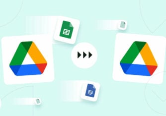 Transfer files from one google drive account to another