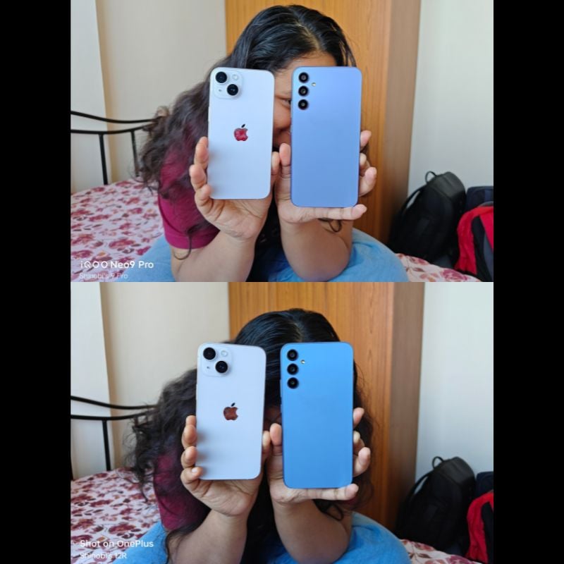 color accuracy color accuracy of the two phone cameras