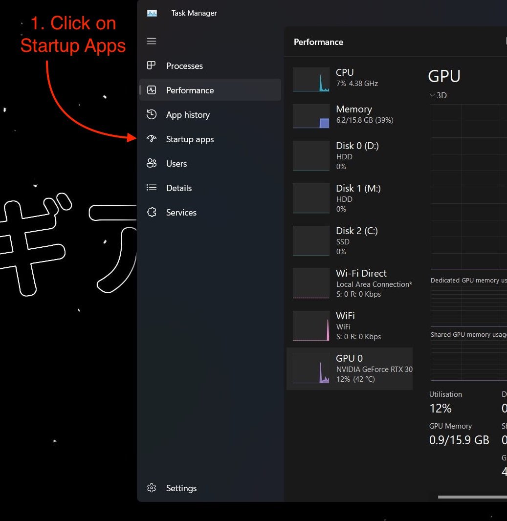 Откройте автозапуск приложений в диспетчере задач Откройте автозапуск приложений в диспетчере задач