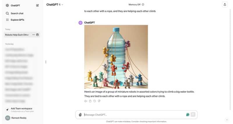 DALL-E-3-Chatbot-Interface