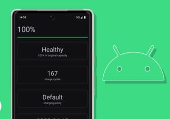 how to check battery health and battery cycle count on android