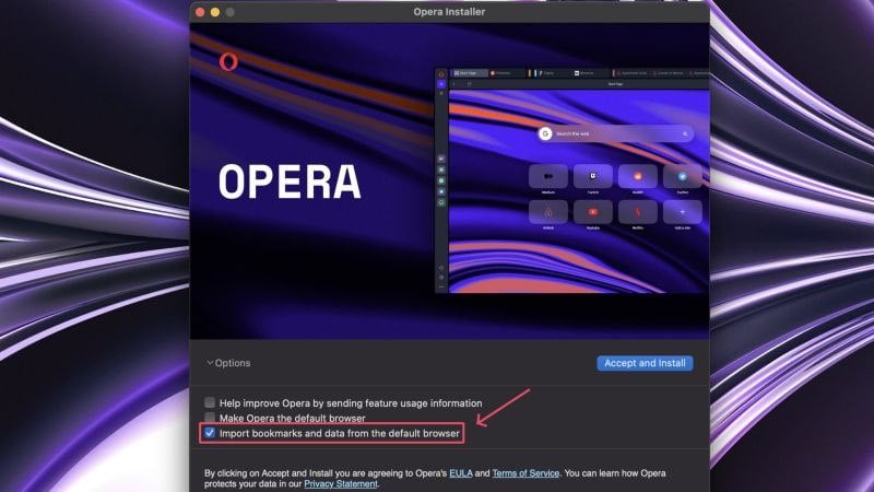 transfer bookmarks during setup transfer bookmarks automatically