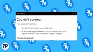 How to Troubleshoot Bluetooth Not Pairing Issue on Windows