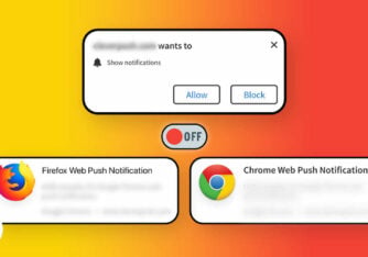 how to disable push notifications on chrome and firefox