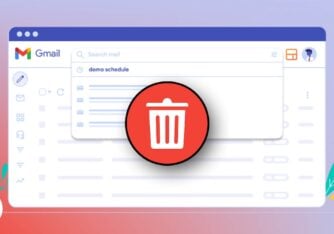 how to delete gmail search history