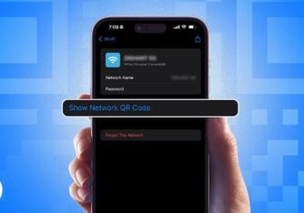 how to share wifi qr code on iphone