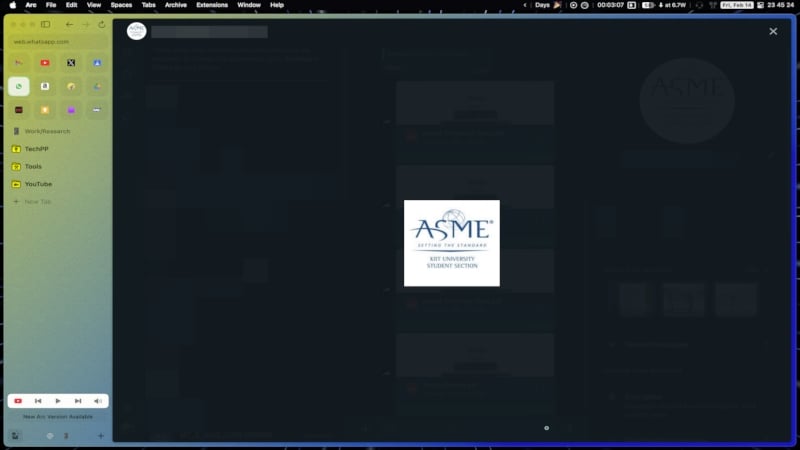 Screenshot of WhatsApp Profile Picture using WhatsApp web