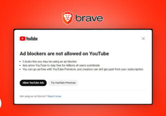 how to fix ad blockers are not allowed on YouTube in brave