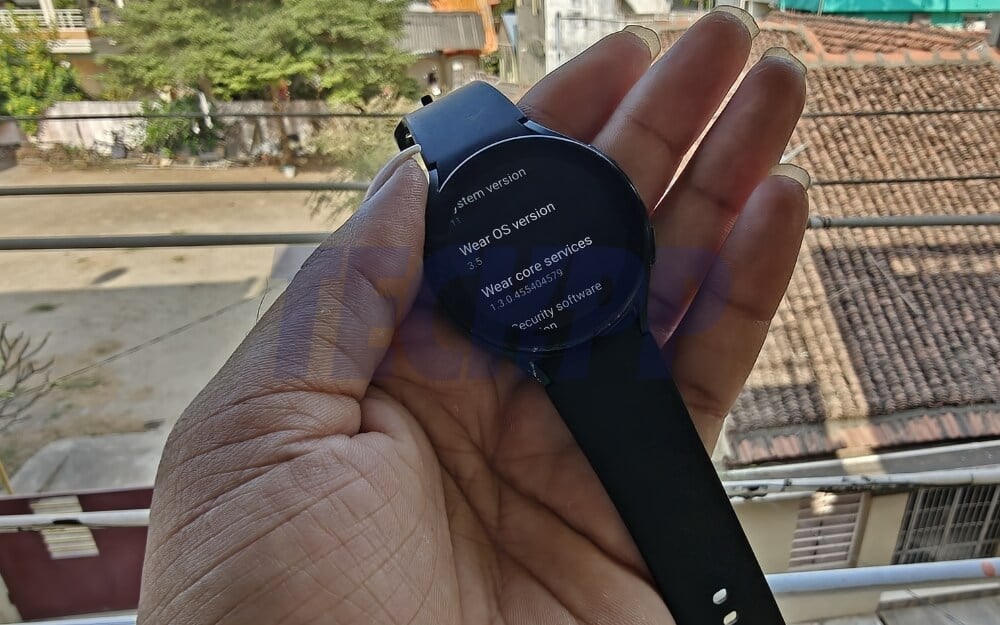 Samsung Galaxy Watch running on WearOS 3