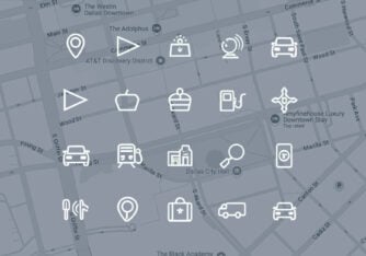 What do symbols and icons mean in Google Maps