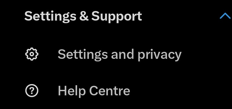 settings on x app settings on x app