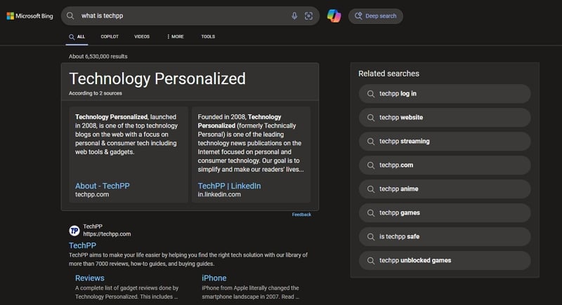 techpp on bing techpp on bing